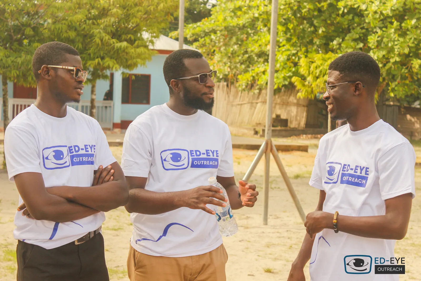 A photograph from an ED-EYE community outreach
