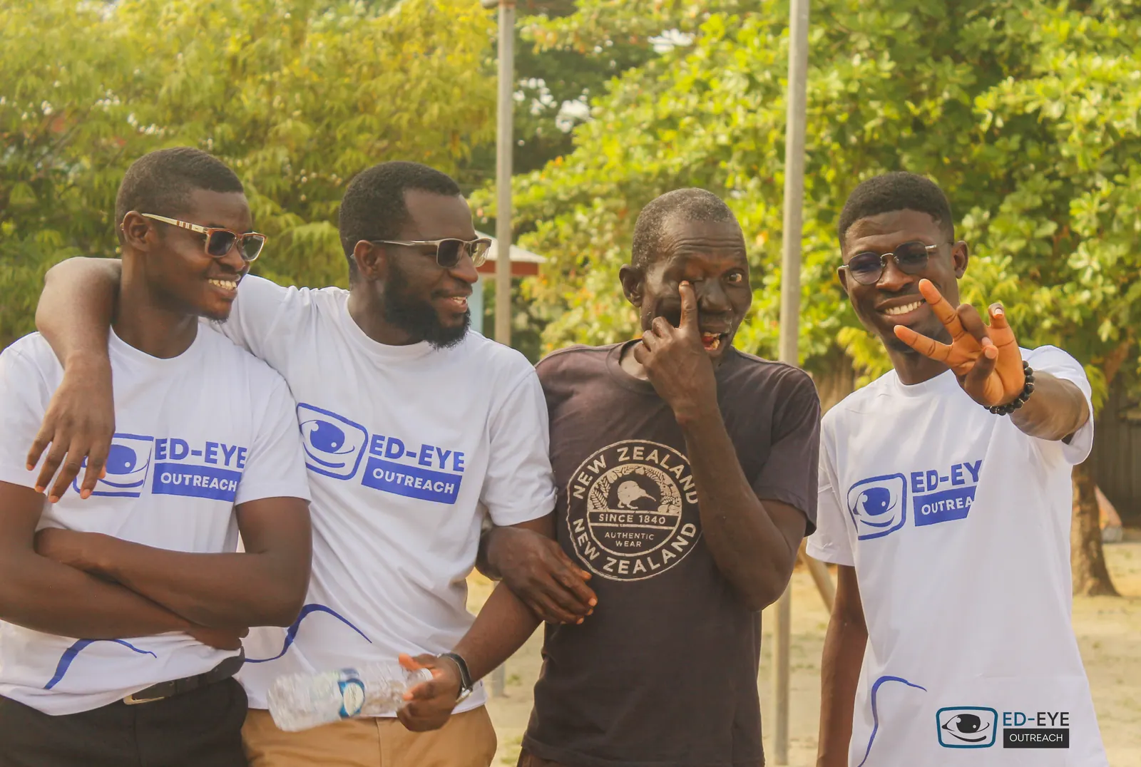 A photograph from an ED-EYE community outreach