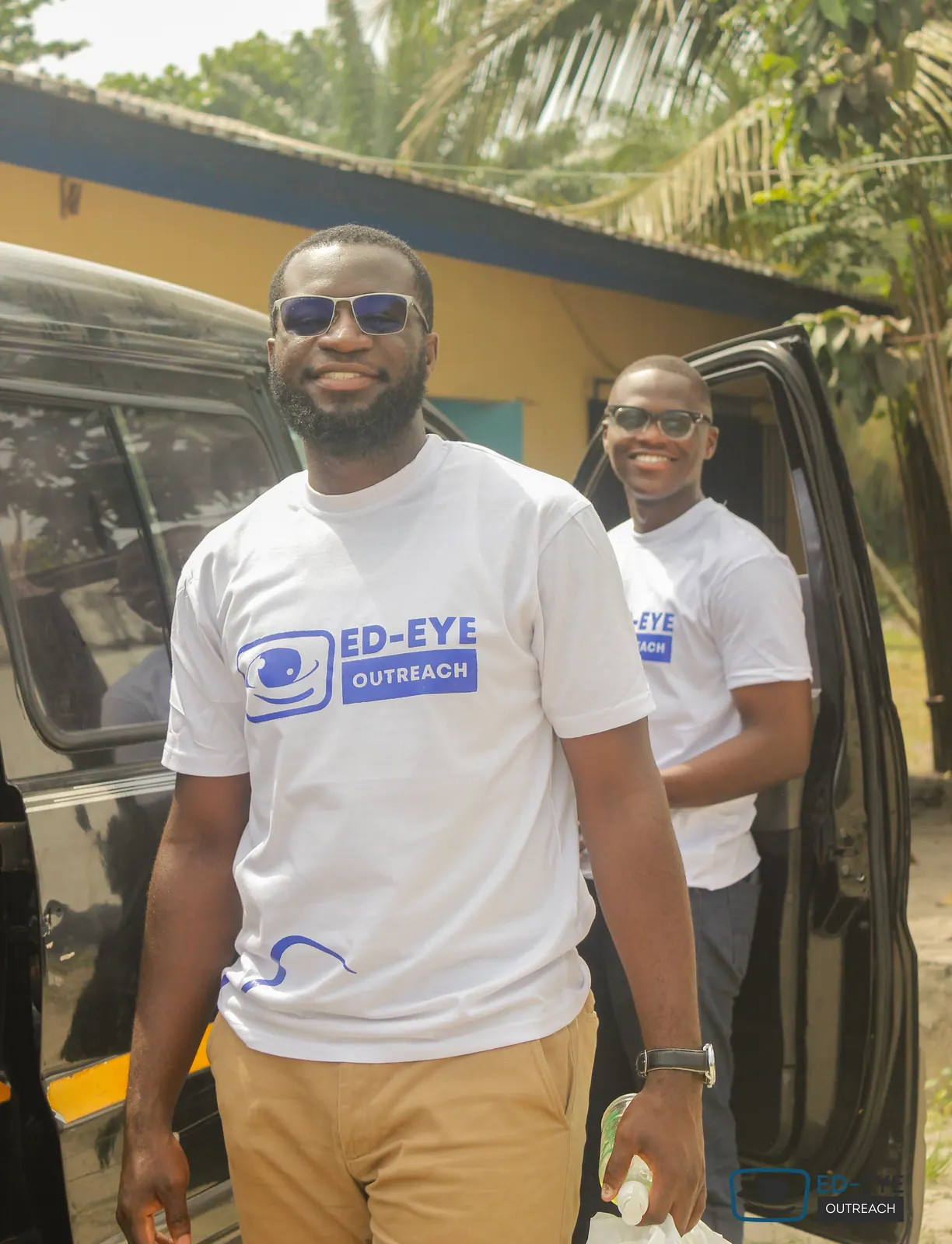 A photograph from an ED-EYE community outreach