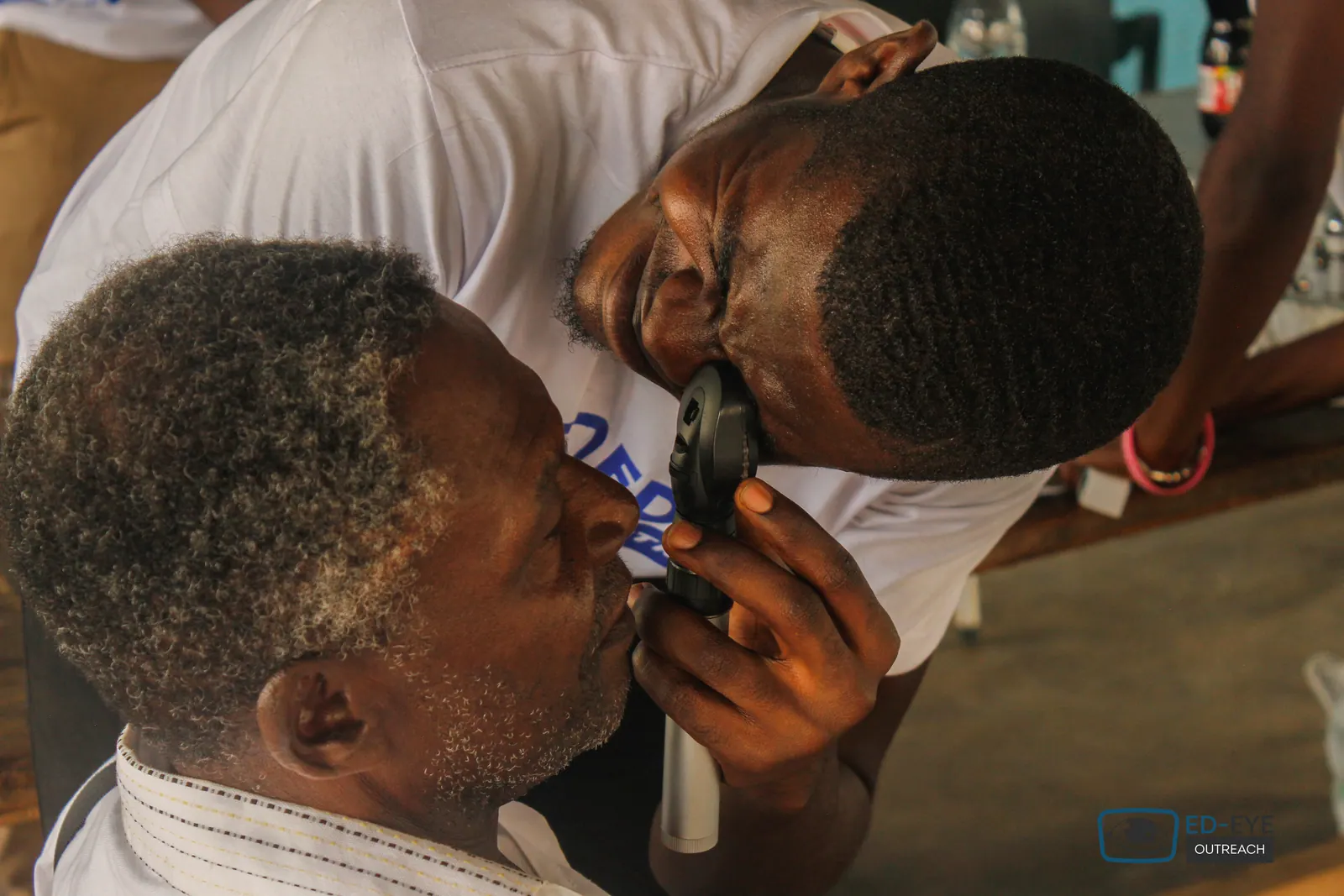 A photograph from an ED-EYE community outreach