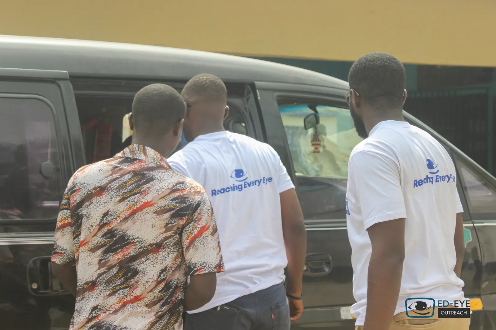 A photograph from an ED-EYE community outreach