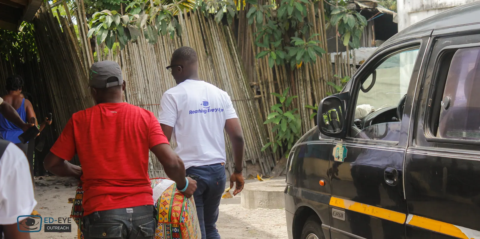 A photograph from an ED-EYE community outreach