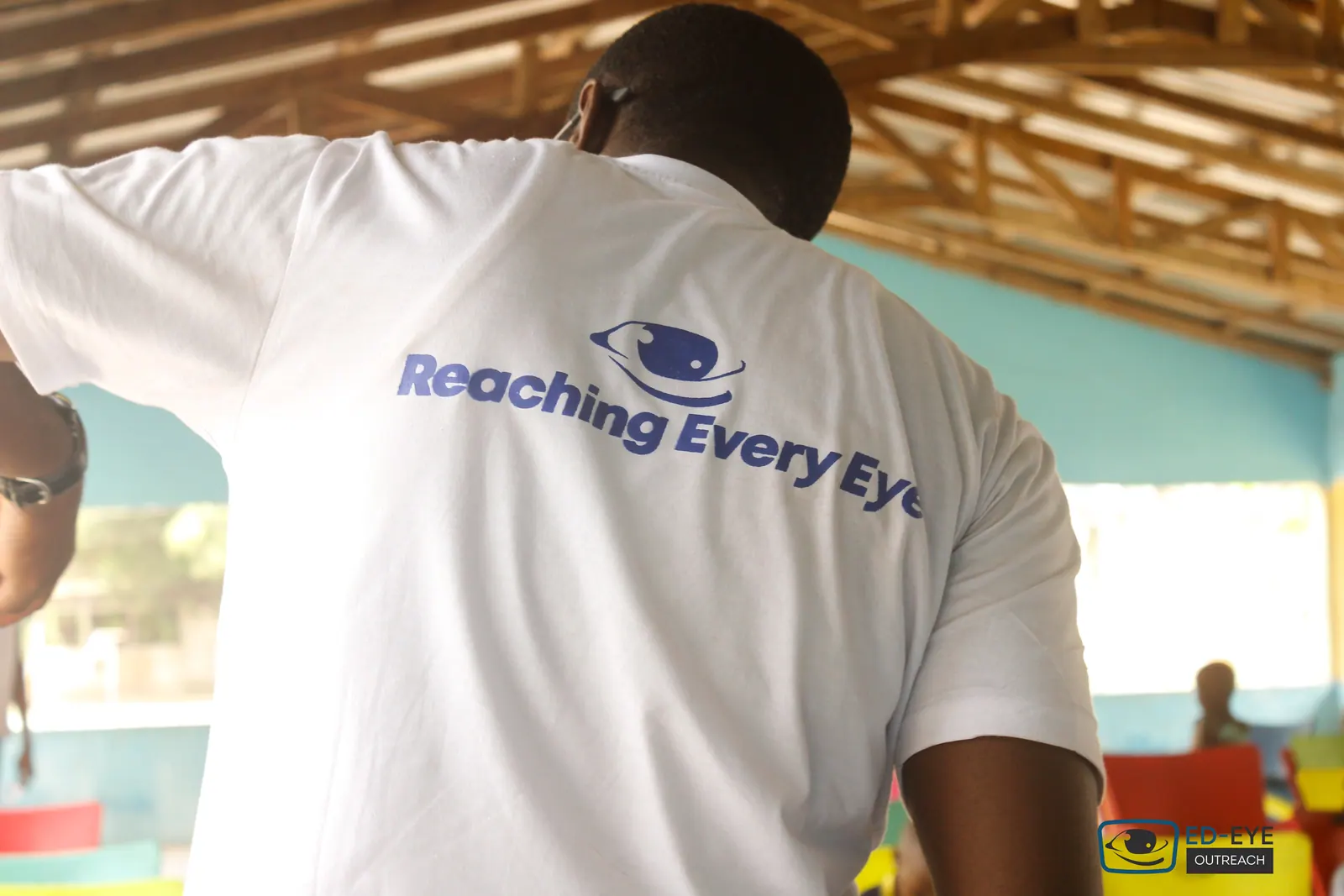 A photograph from an ED-EYE community outreach