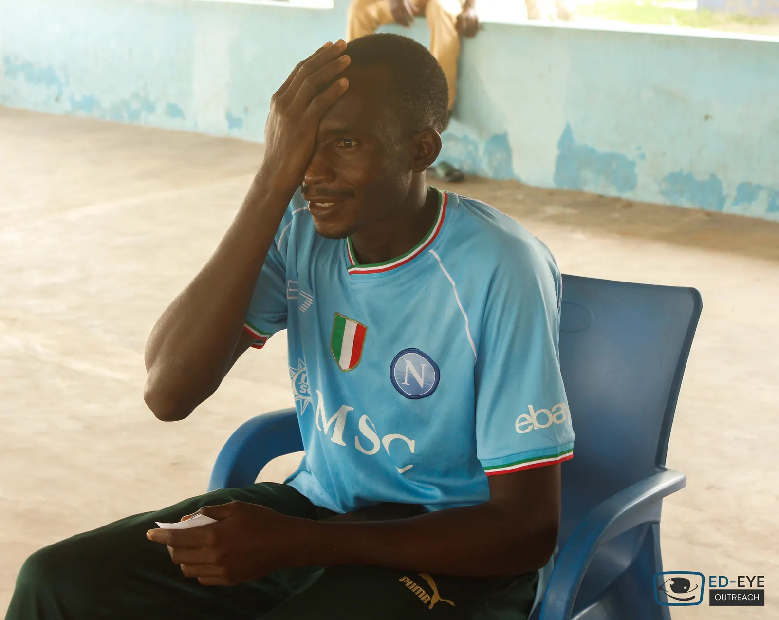 A photograph from an ED-EYE community outreach