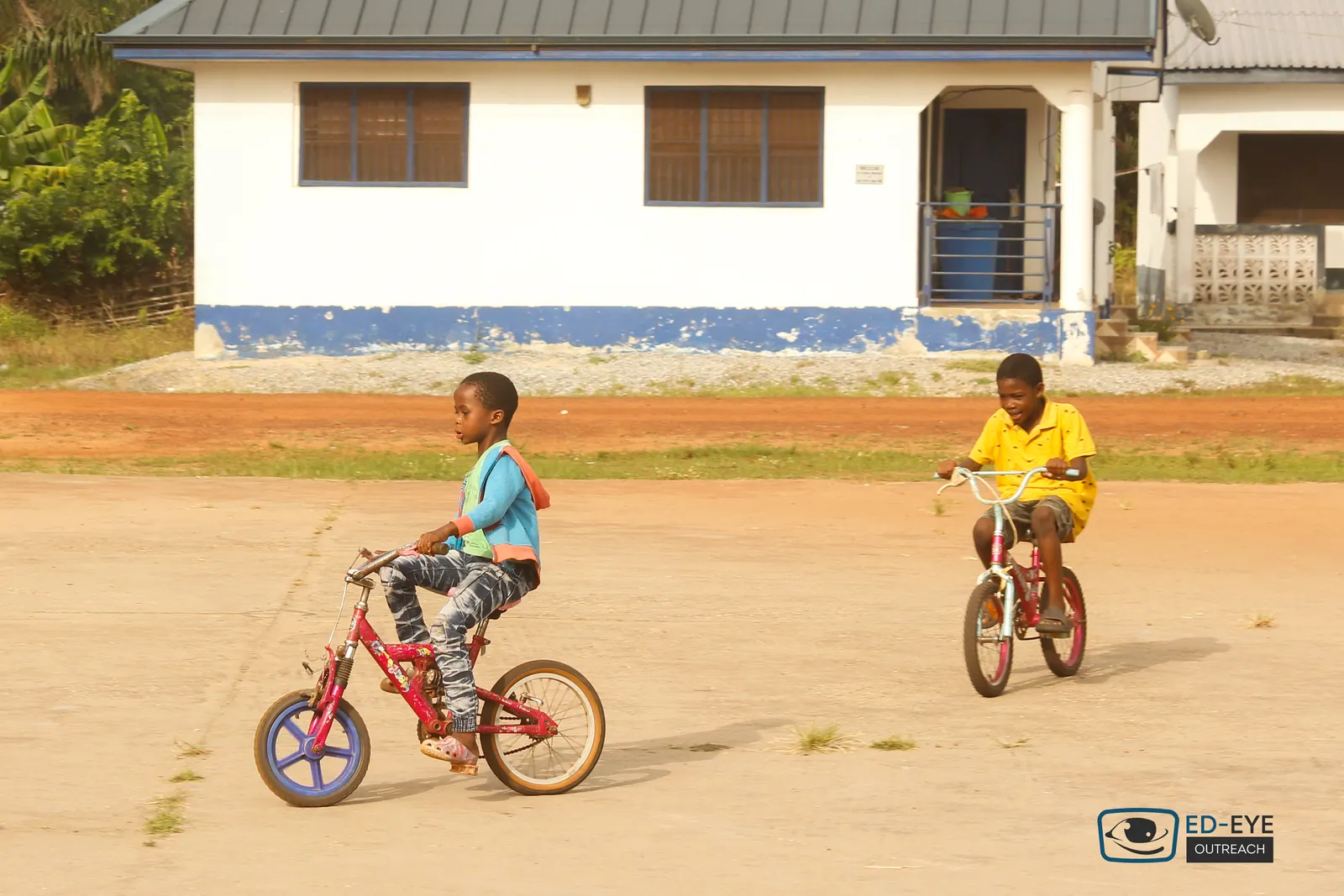 A photograph from an ED-EYE community outreach